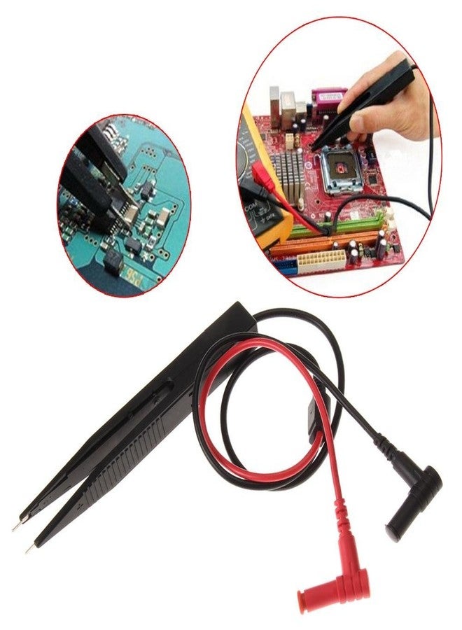 DHRUVPRO Smd Inductor Test Clip Probe Tweezers For Resistor Multimeter Capacitor - Image 2